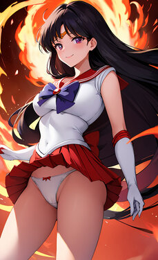 Galeria Sailor Mars - Rei Hino ecchi