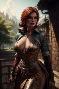 [GeneticPerfectionAI] Triss Merigold - The Witcher 3 : Wild Hunt [AI Generated]