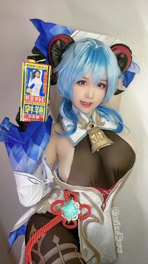 [COSPLAY]原神——夏日的午后，妹妹终成ROU便器~