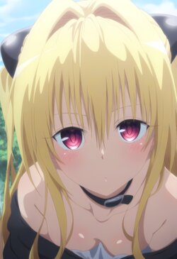 To love ru konjiki no yami ( golden darkness) [AI Generated]