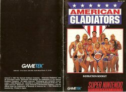 American Gladiators (1992) - SNES Manual