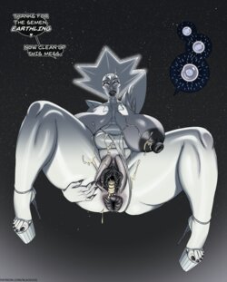 [Blackless] White Diamond Showing The Jewel (Steven Universe)