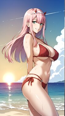 bruh_123 - Zero Two [DARLING in the FRANXX] (Patreon) (AI Generated)