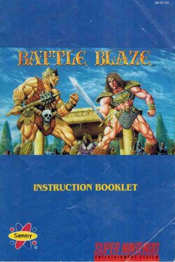 Battle Blaze (1992) - SNES Manual