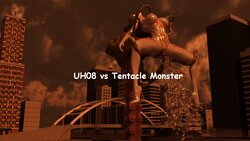 [XognaM Test.Ver] Ultraheroine Defeated: UH08 vs Tentacle Monster