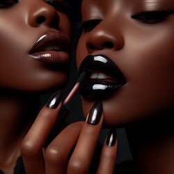 Black Dolled up Lips Gallery [AI Generated]