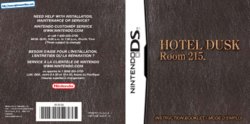 Hotel Dusk: Room 215 (Nintendo DS) Game Manual