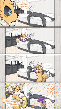 [Hinata] Renamon's wake-up call (Digimon)