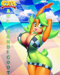 Crash Team Racing Girls ( Crash Bandicoot ) - Ami, Isabella, Liz, megumi