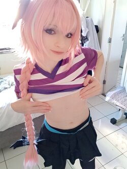 Trappy-chan - Test run of the Astolfo cosplay!