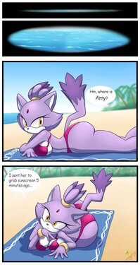 [Roga14] Relaxing on the beach (Sonic The Hedeghog)