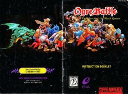 Ogre Battle SNES And N64 Manuals