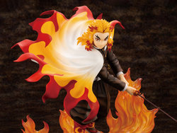 Demon Slayer: Kimetsu no Yaiba ArtFX J Kyoujurou Rengoku (Purgatory Anjuro) Statue [bigbadtoystore.com]