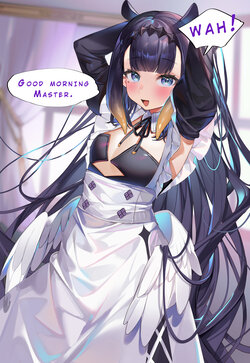 [Machi] Ninomae Ina'nis Fantasy Maid CG Gasshuu (Ninomae Ina'nis) [English] [Uncensored]