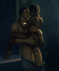 [JUHiHUJi|rrrotten] Kiryu Kazuma fuckin' u in the rain 😳 (Yakuza)