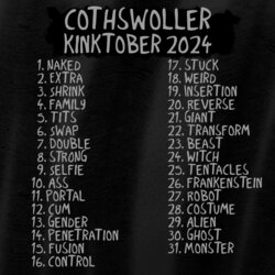 [Cothswoller] Kinktober 2024 (Ongoing)