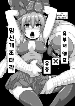 (COMITIA111) [Search-Light (Risei)] Hitozuma Elf x Youchuu Haramase Kaizou Ochi | 유부녀 엘프 x 유충 임신개조타락 [Korean]