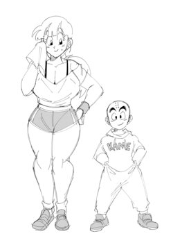 [FunsexyDB] Chichi x Krillin Workout (Dragon Ball)