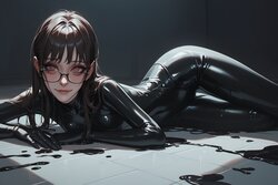 [AI Generated] Transformation_AI, Lucid Latex: Living Liquid Latex Lamia Lovers