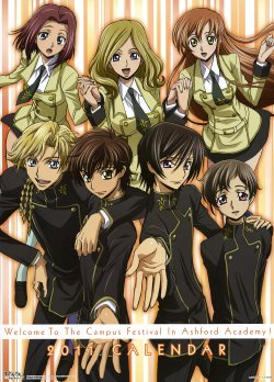 Code Geass 2011 Calendar