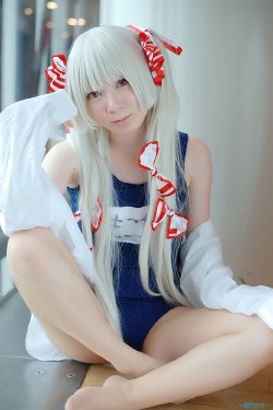 Fujiwara no Mokou (Maropapi) - Swimsuit ver.