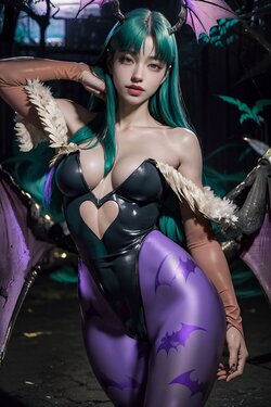 [Patreon] AI Beautiful - 124 Morrigan Aensland [AI Generated]