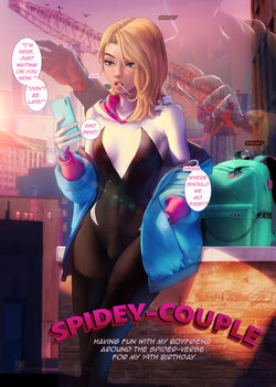 [Sakimichan] Spidey-Couple Futa (Spider-Verse) [English+textless]