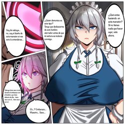 [Chokai] Sakuya o Ninshin sasetai Saimin Oji-san! | El tío de la hipnosis quiere que Sakuya quede embarazada! (Touhou Project) [Spanish] [Fumo Scan]