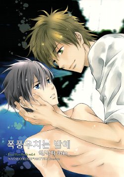 (C85) [NATTSU (Kume Natsuo)] Arashi no Yoru ni | 폭풍우치는밤에 (Free!) [Korean]