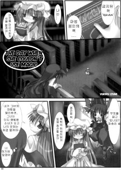 The day when she couldn't use magic (Touhou project)(korean)