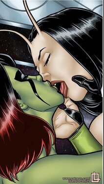 Mantis and Gamora Lesbian Fun