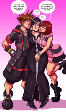 [Fontez] Threesome (Kingdom Hearts)