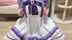 kirari mashiro umamusume cosplay masturbation