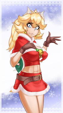 (Slackerburst) Bowsette Xmas