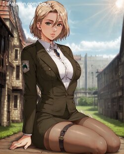 Hitch Dreyse hentai from Attack on Titan [AI Generated]