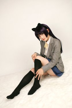 Kuroneko Seifuku Cosplay by Miyuko