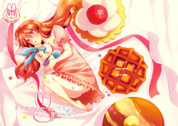 [Happy colors! (Maru)] Strawberry Waffle ni Whip o Soete (Kirakira PreCure a la Mode) [Digital]