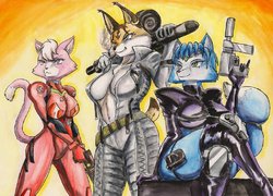 [SoulEaterSaku90] Foxy Gungals (Star Fox)