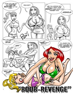 [pzzi] “Boob Revenge” 4 page (color) & “Tire Pump” 4 page (b/w)