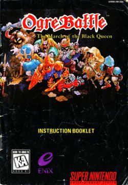 Ogre Battle: The March of the Black Queen - game manual