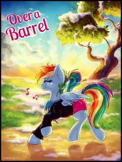 [Dimwitdog] Over a Barrel [Full color, Sketches, Flats]