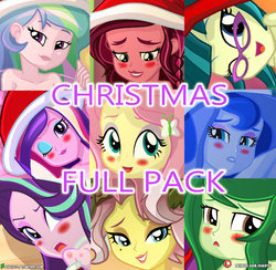 (Dieart77) Christmas Full Pack (Equestria Girls)