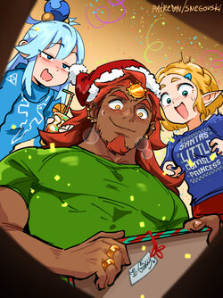 [Snegovski] Ganon's New Year present (The Legend of Zelda, KonoSuba)