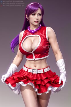 Athena Asamiya - PhantomDraft Image Set (Before 2023/8/28) [AI Generated]