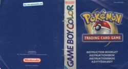 Pokemon Trading Card Game (TCG) Gameboy Manual + Strategy Guide