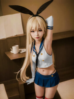 Shimakaze AI Photorealistic Girl #25 [AI Generated]