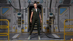 ProneToClone - Cara Delevingne cosplay Amanda Ripley (Textless)