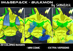 [Samaraka] - Images pack Bulkmon - (Digimon)