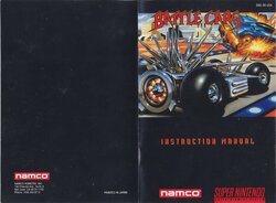 Battle Cars (1993) - SNES Manual