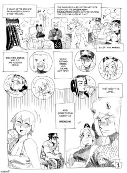 [StagBeetle] Reunion Party (Stone Ocean AU) [English]